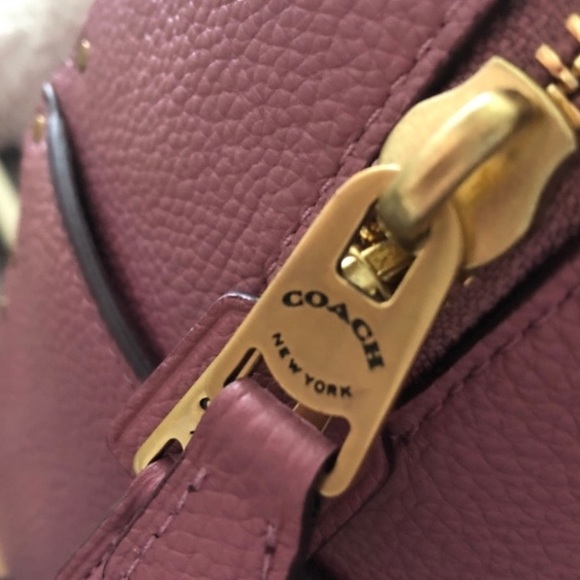 Coach pink leather pack pack - Picture 2 of 4